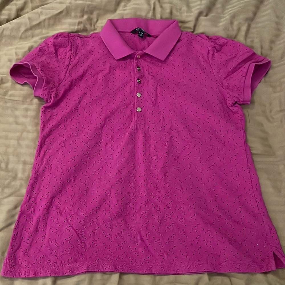 Lauren: Ralph Lauren Polo Eyelet Shirt